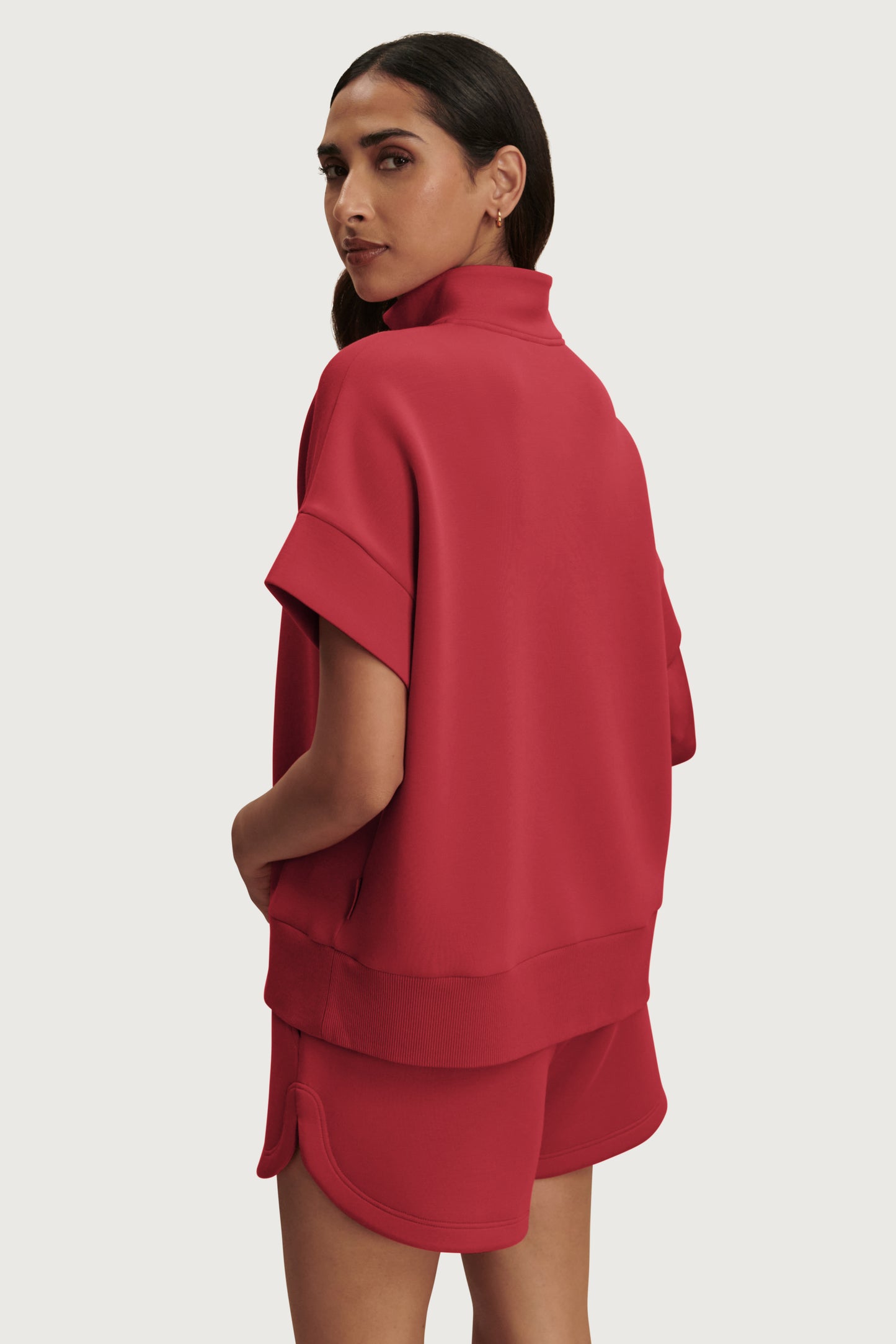 RITCHIE SHORT SLEEVE SWEAT RICH RASPBERRY
