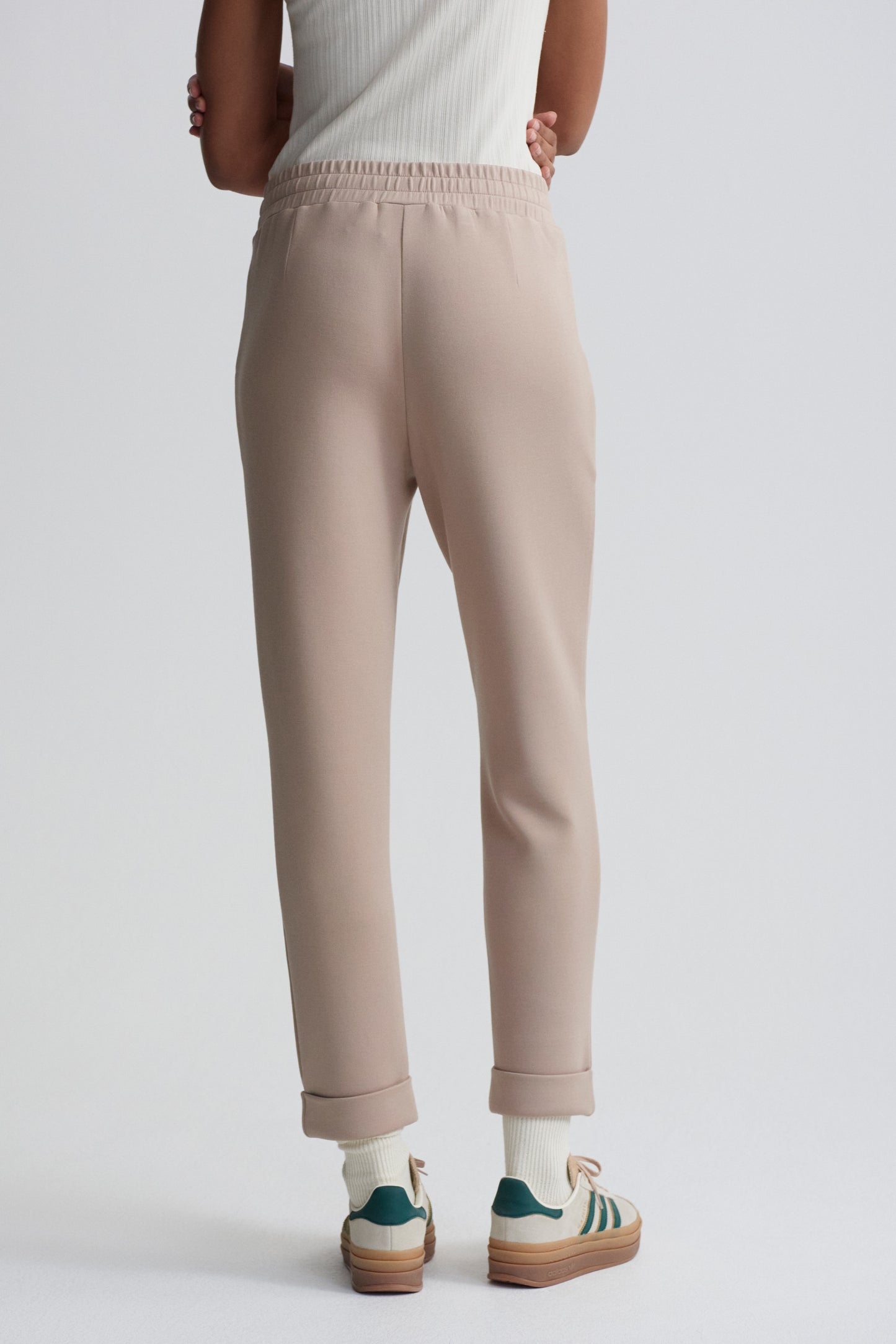 ROLLED CUFF PANT LIGHT TAUPE