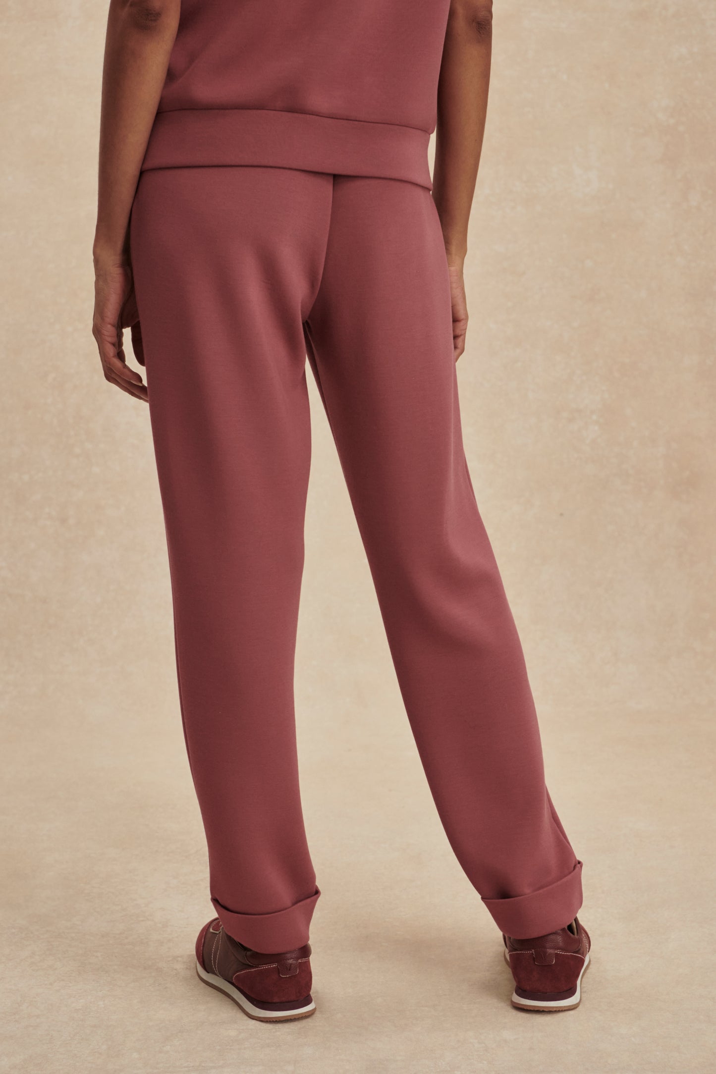 ROLLED CUFF PANT WILD RHUBARB
