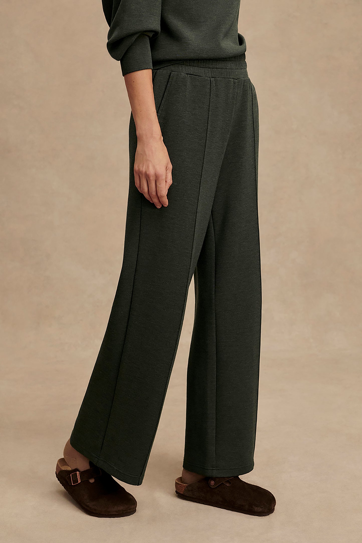 WIDE LEG PANT OLIVE