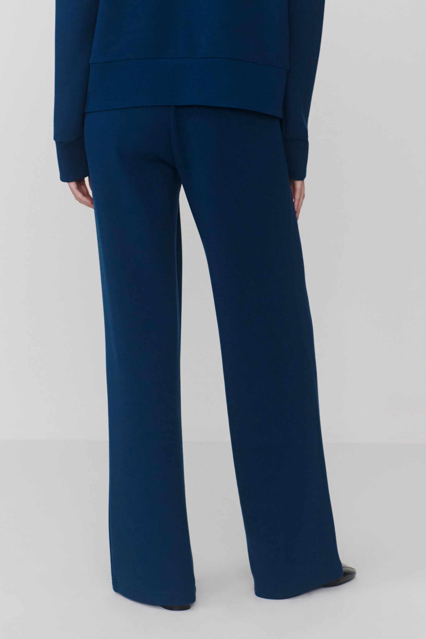 WIDE LEG PANT SEA BLUE