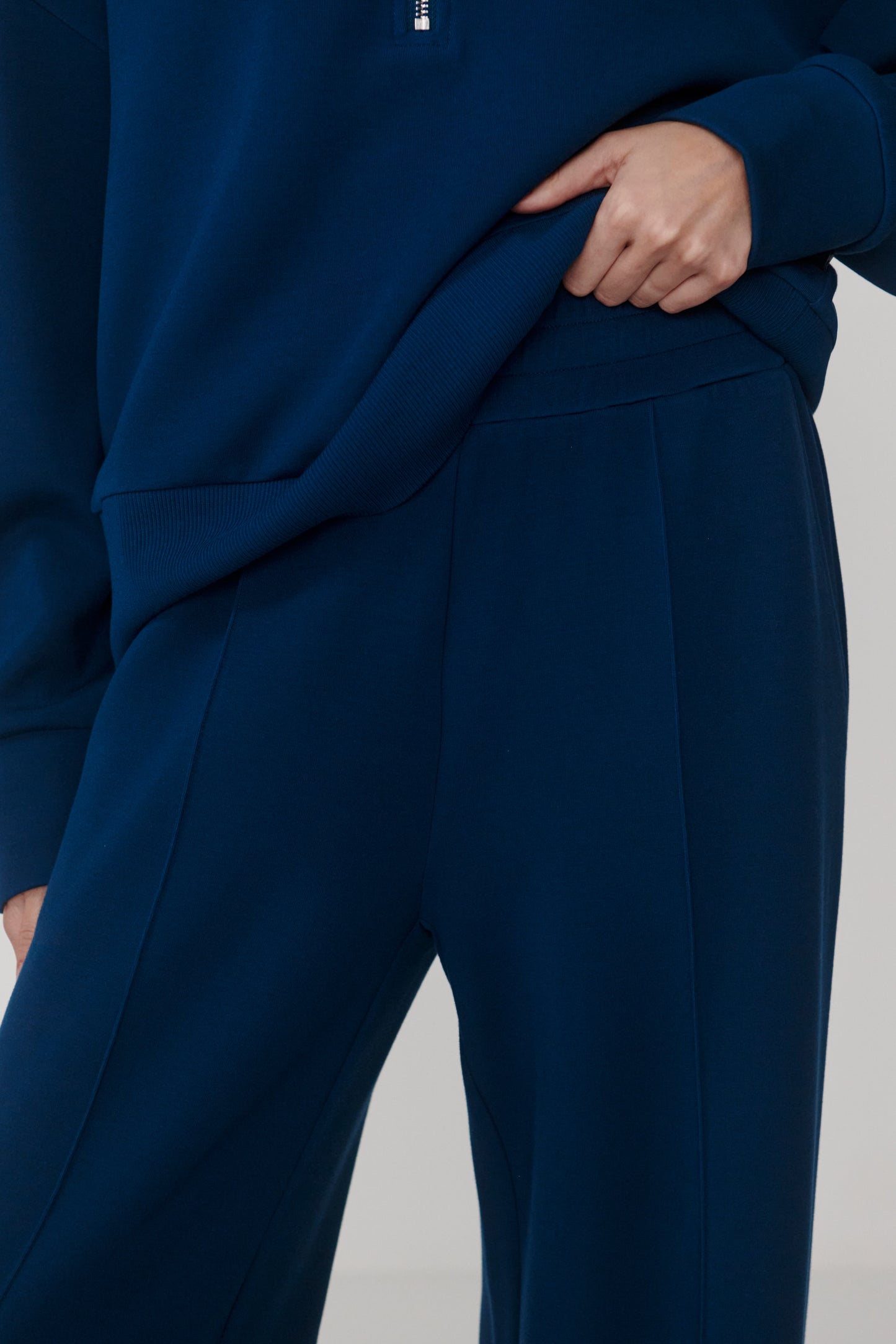 WIDE LEG PANT SEA BLUE