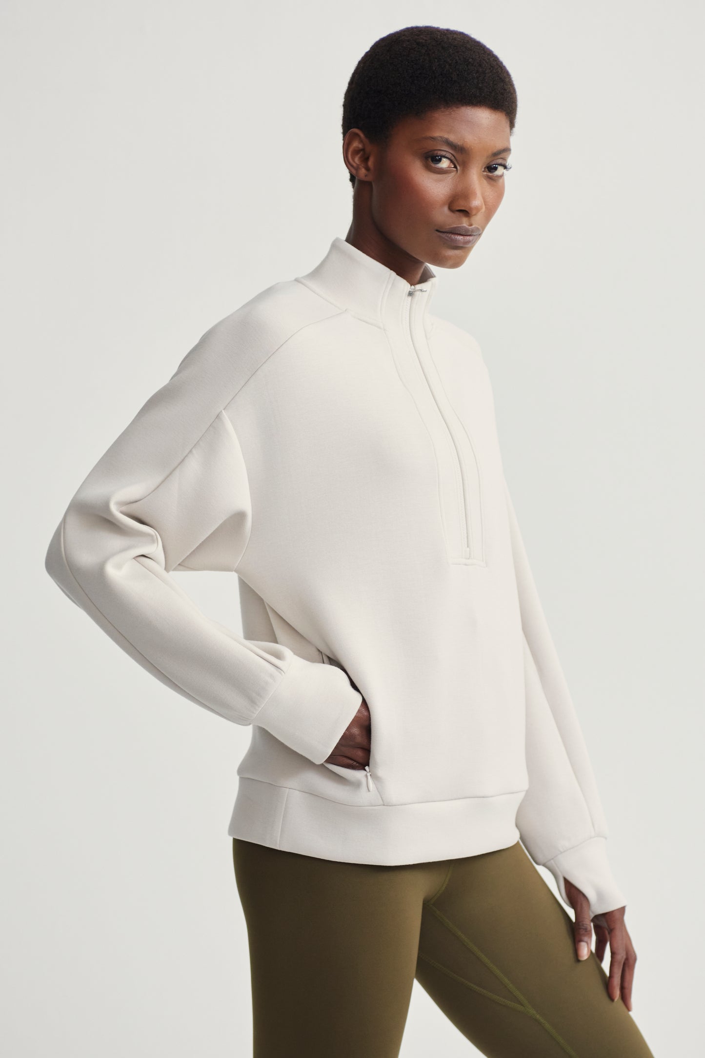 MARISSA HALF ZIP RAINY DAY