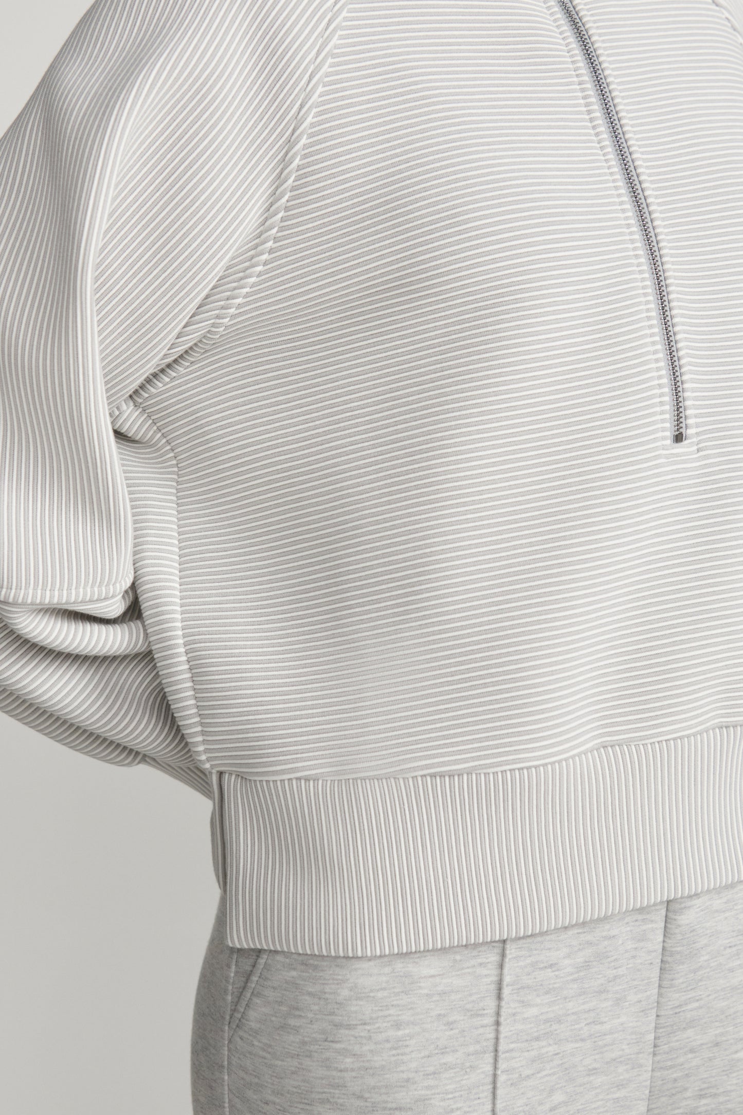 MILANO HALF ZIP SWEAT MIRAGE GREY