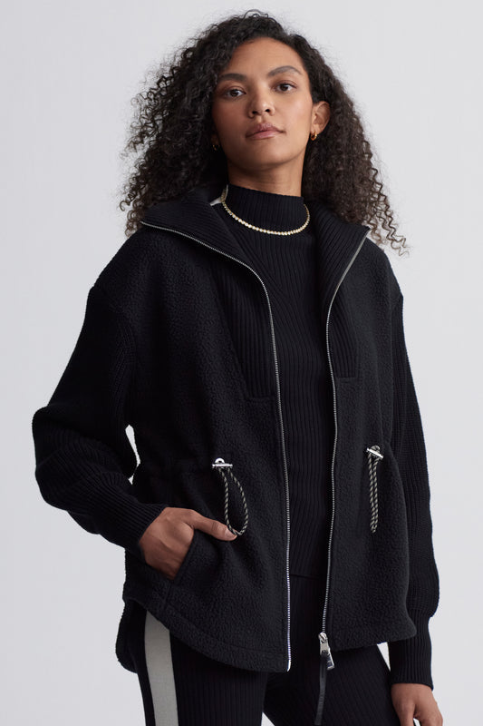 RENEA FLEECE JACKET BLACK