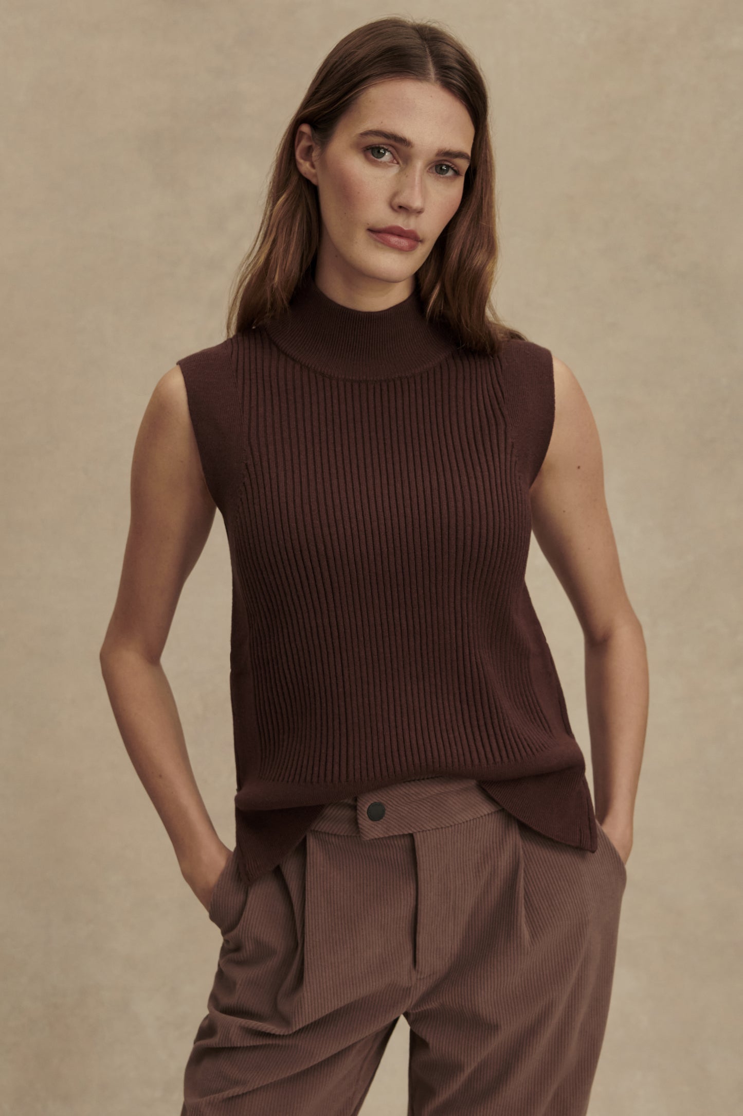 LOIS TANK DEEP MAHOGANY