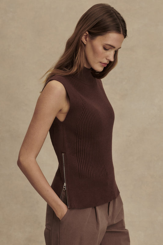 LOIS TANK DEEP MAHOGANY