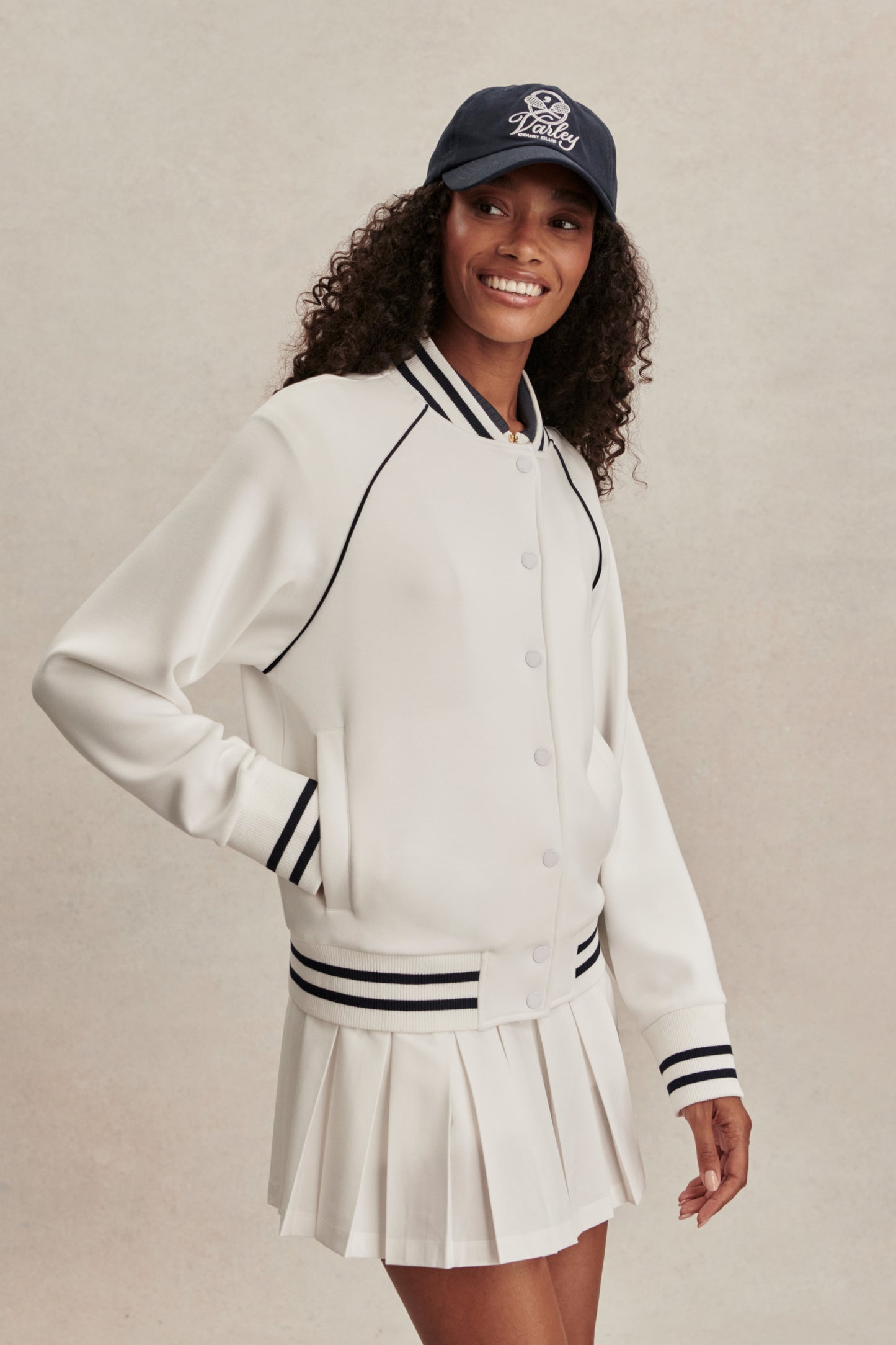 JEPSON CLUB JACKET WHITE