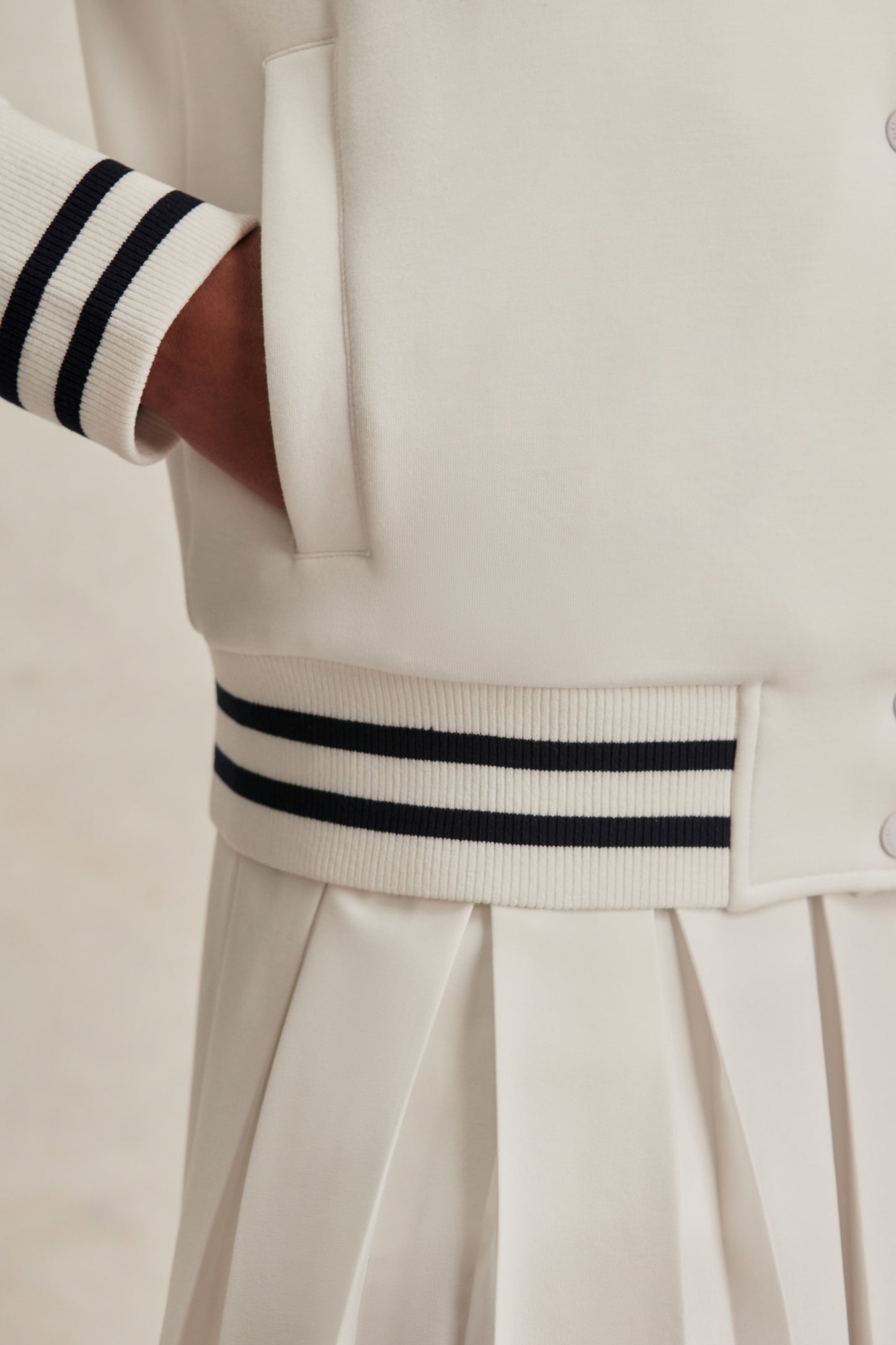 JEPSON CLUB JACKET WHITE