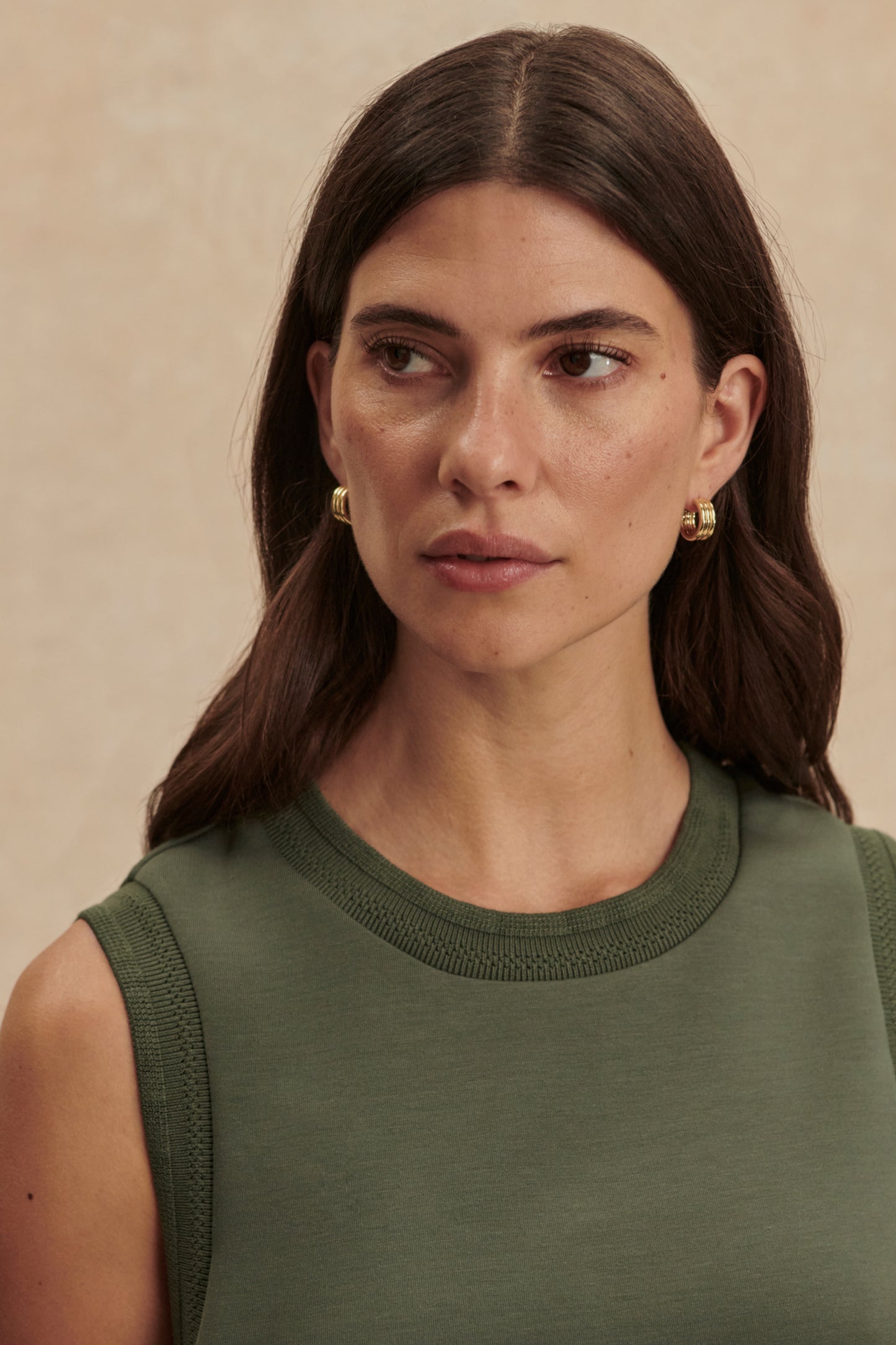 SHEA CROP TANK THYME