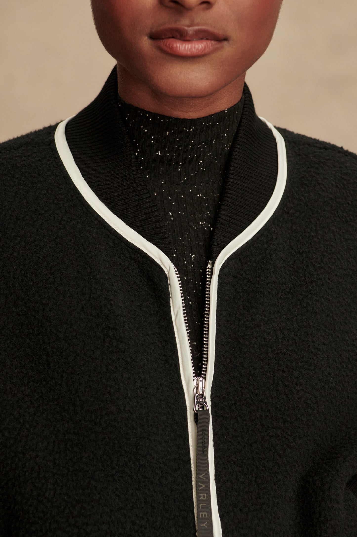 HANSLEY FLEECE JACKET BLACK