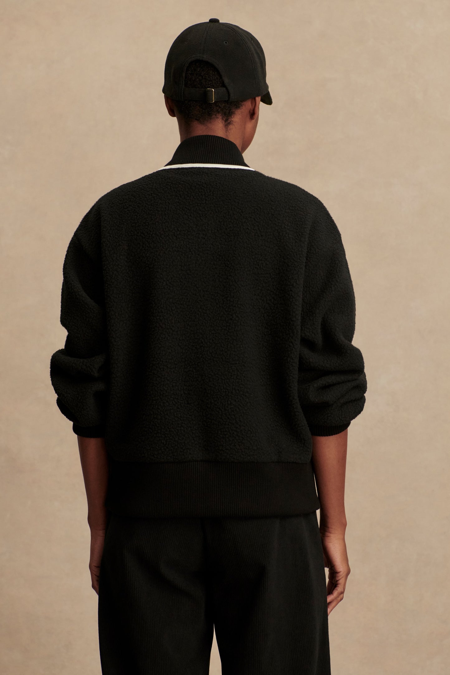 HANSLEY FLEECE JACKET BLACK