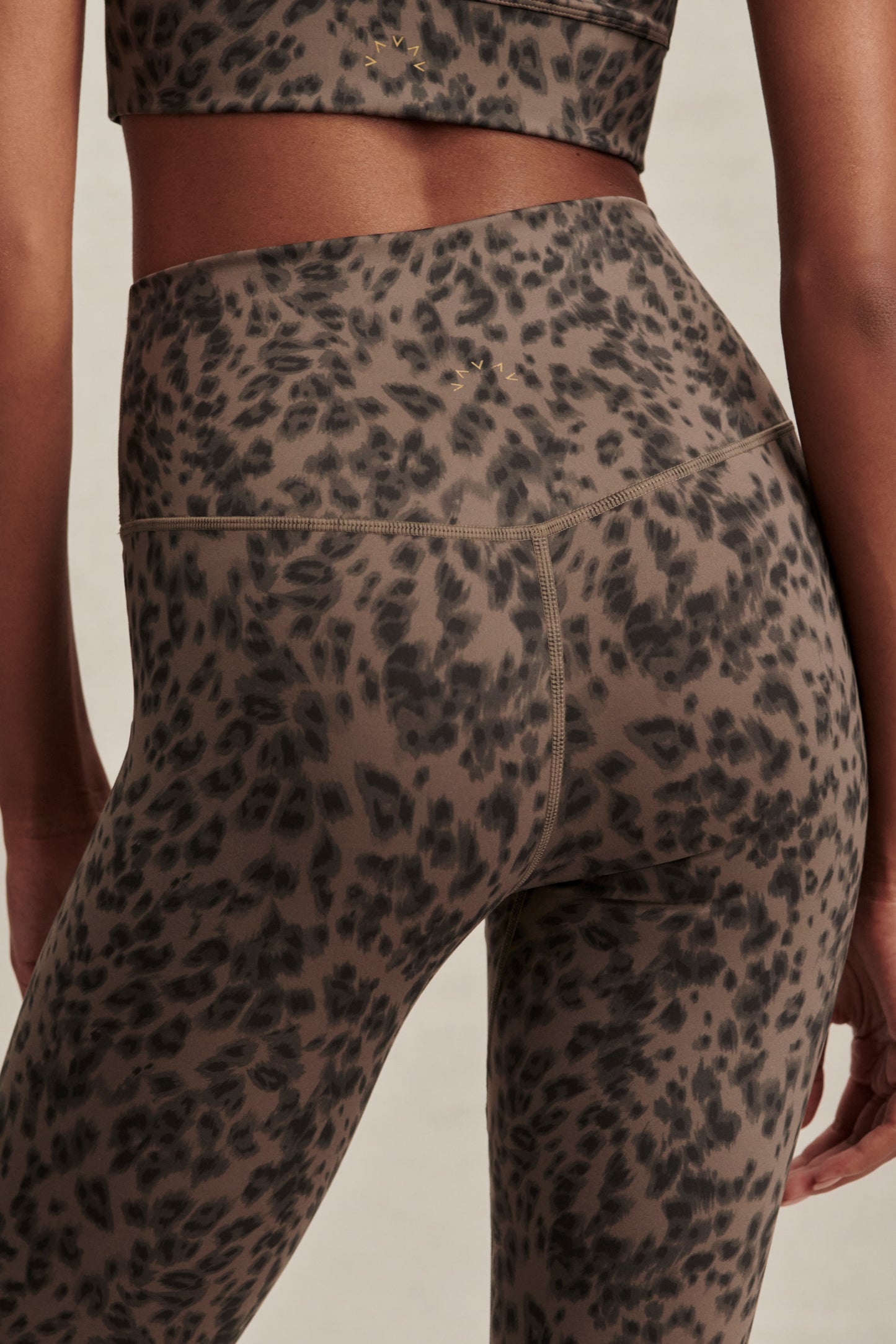 FREESOFT LEGGING BROWN CONTRAST CHEETAH