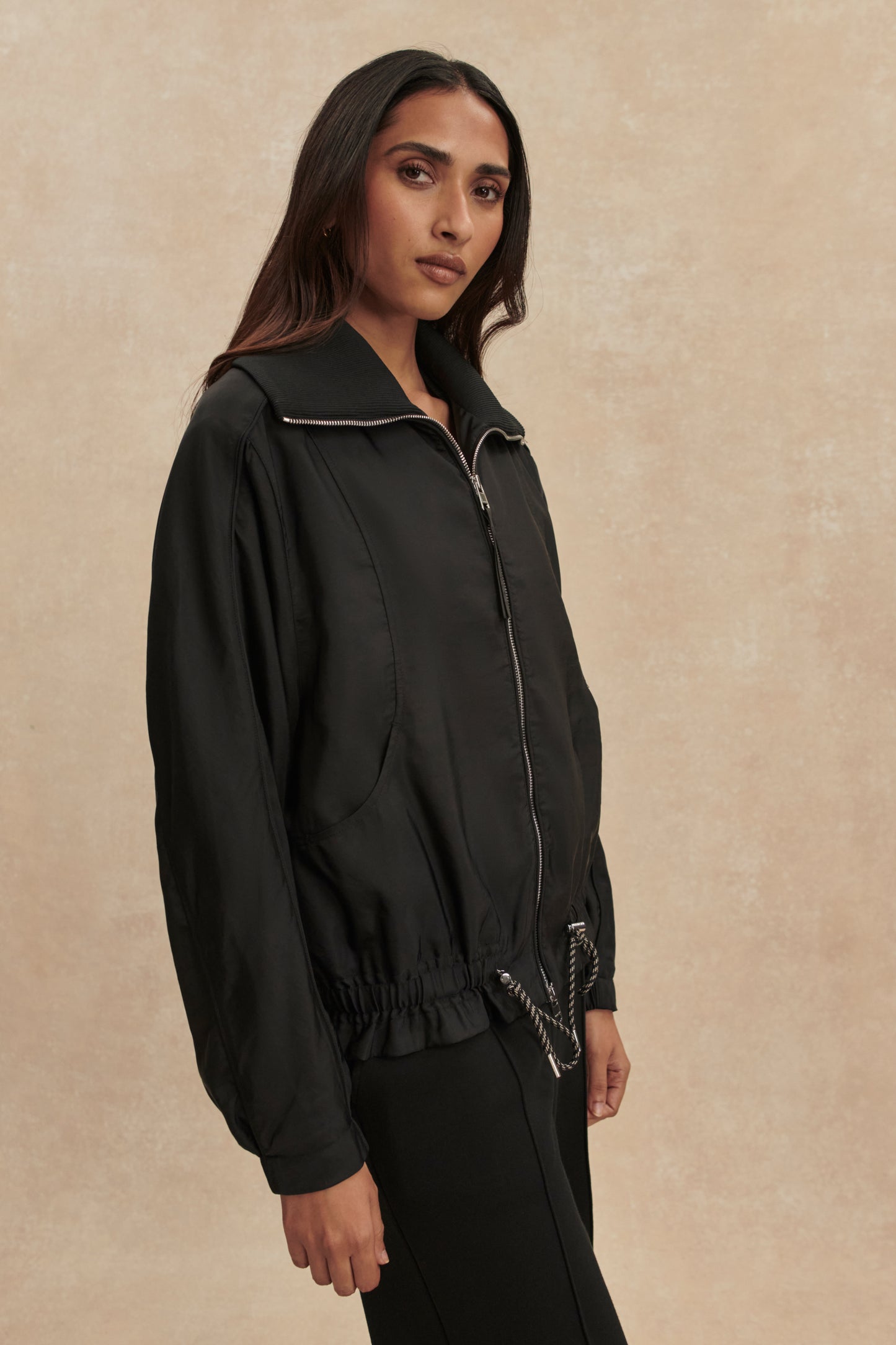 LOTTA BLOUSON JACKET BLACK