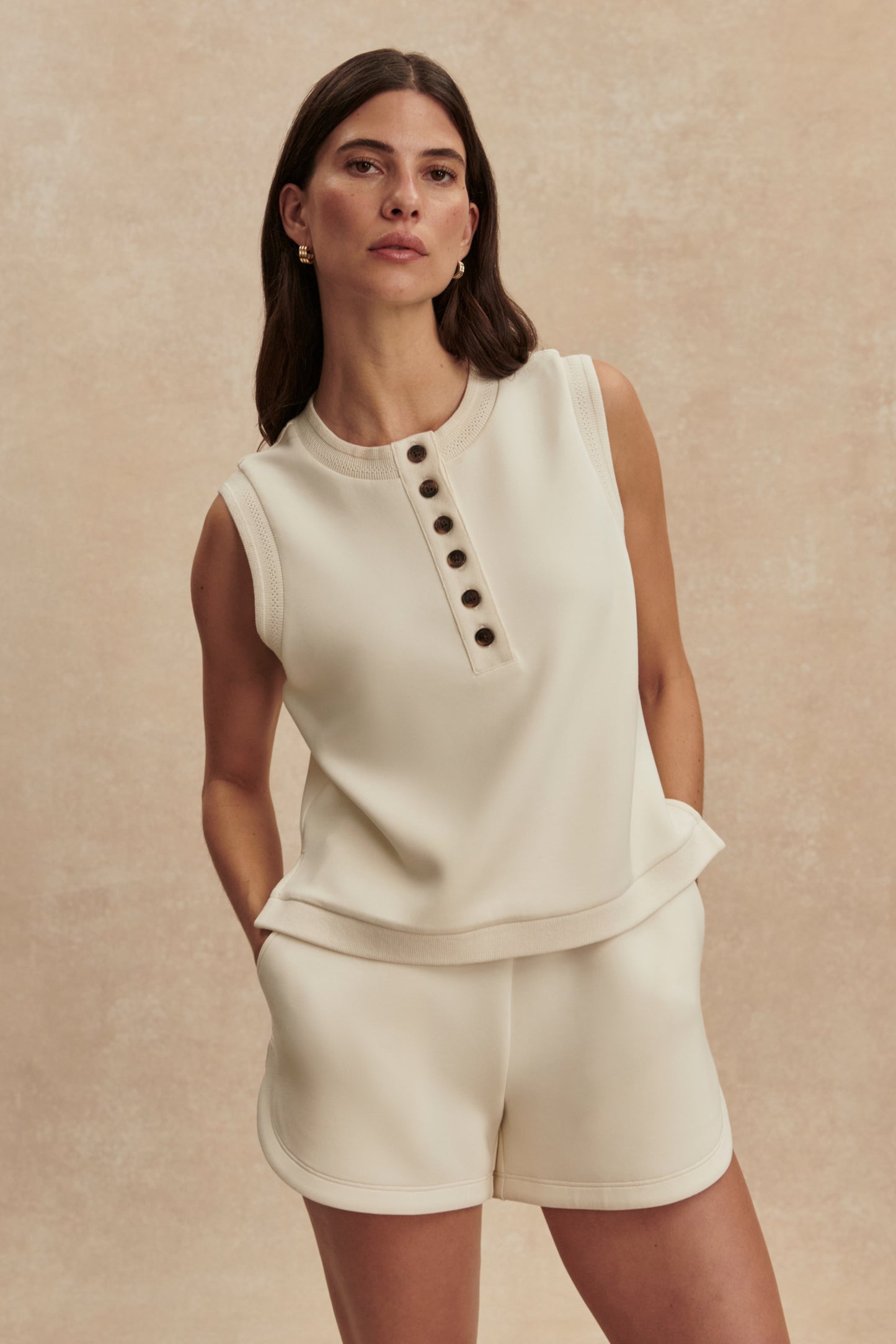 MARLA BUTTON PLACKET TANK PRISTINE
