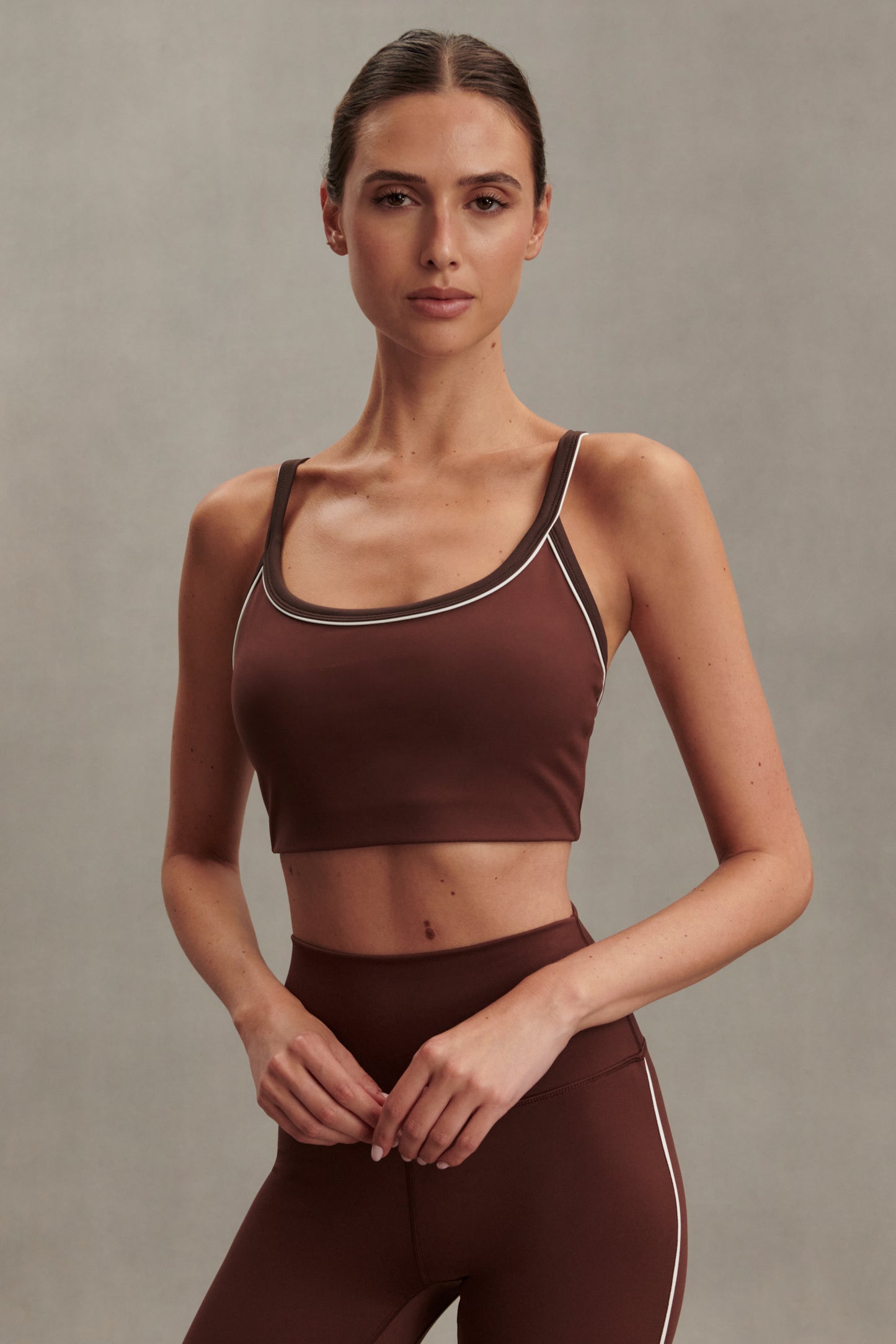 FREESOFT PIPER BRA BROWN STONE