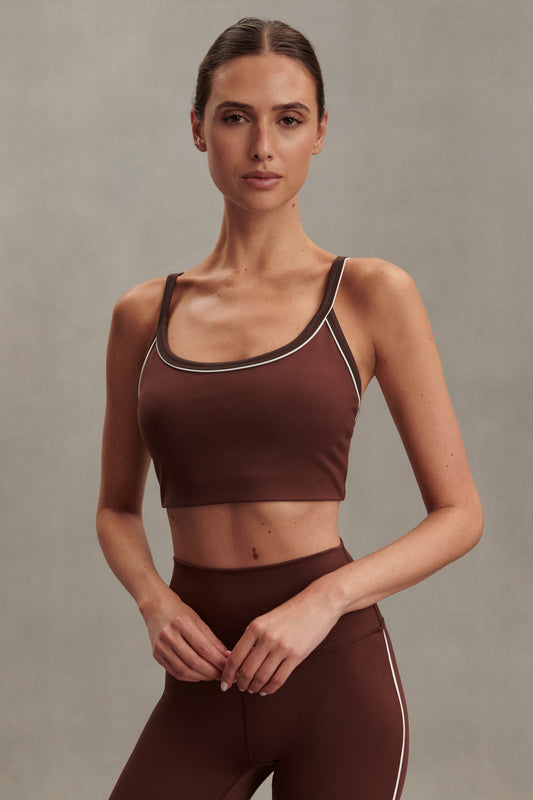 FREESOFT PIPER BRA BROWN STONE
