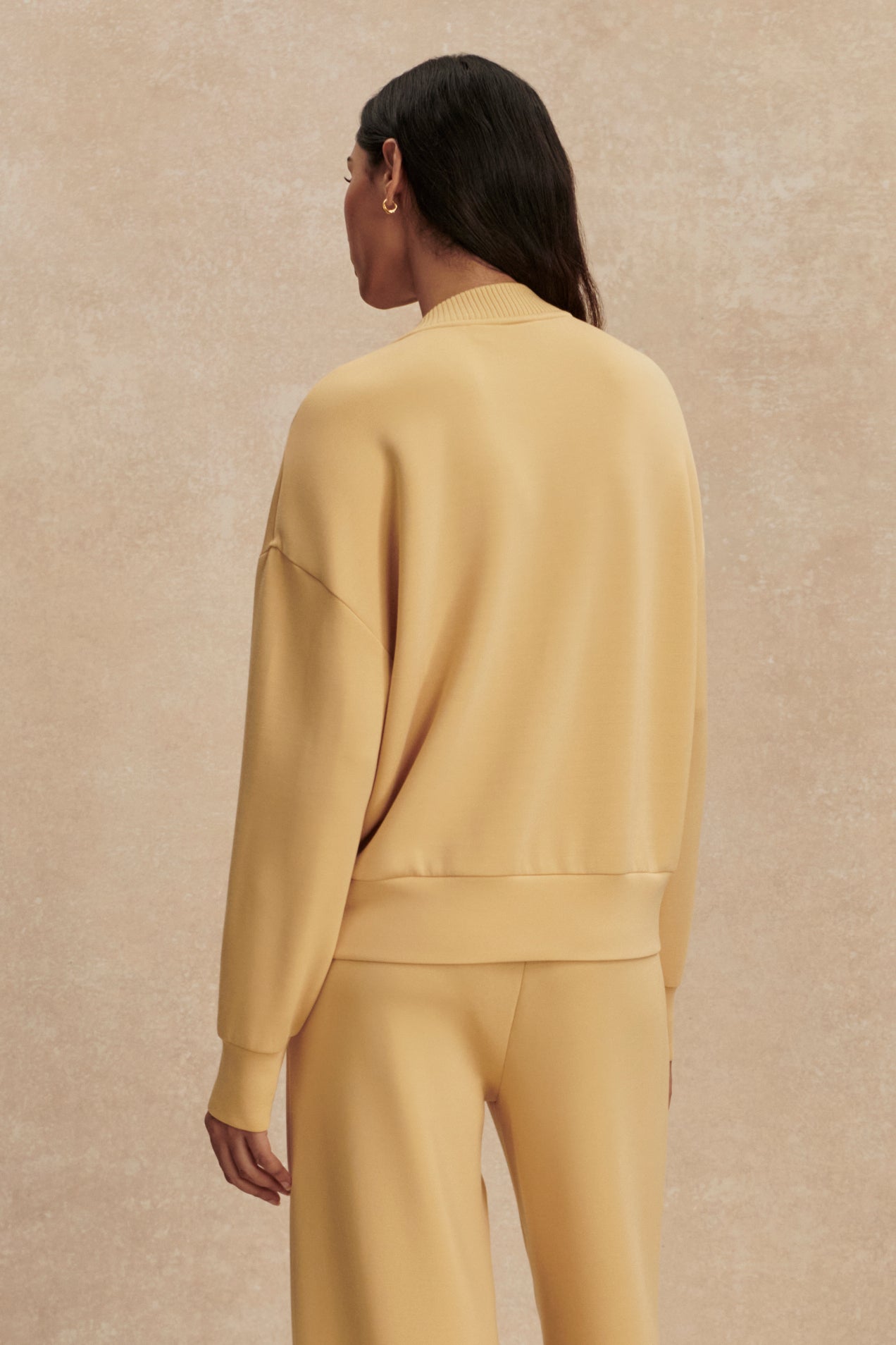 REENA BUTTON FRONT SWEAT SAHARA SUN
