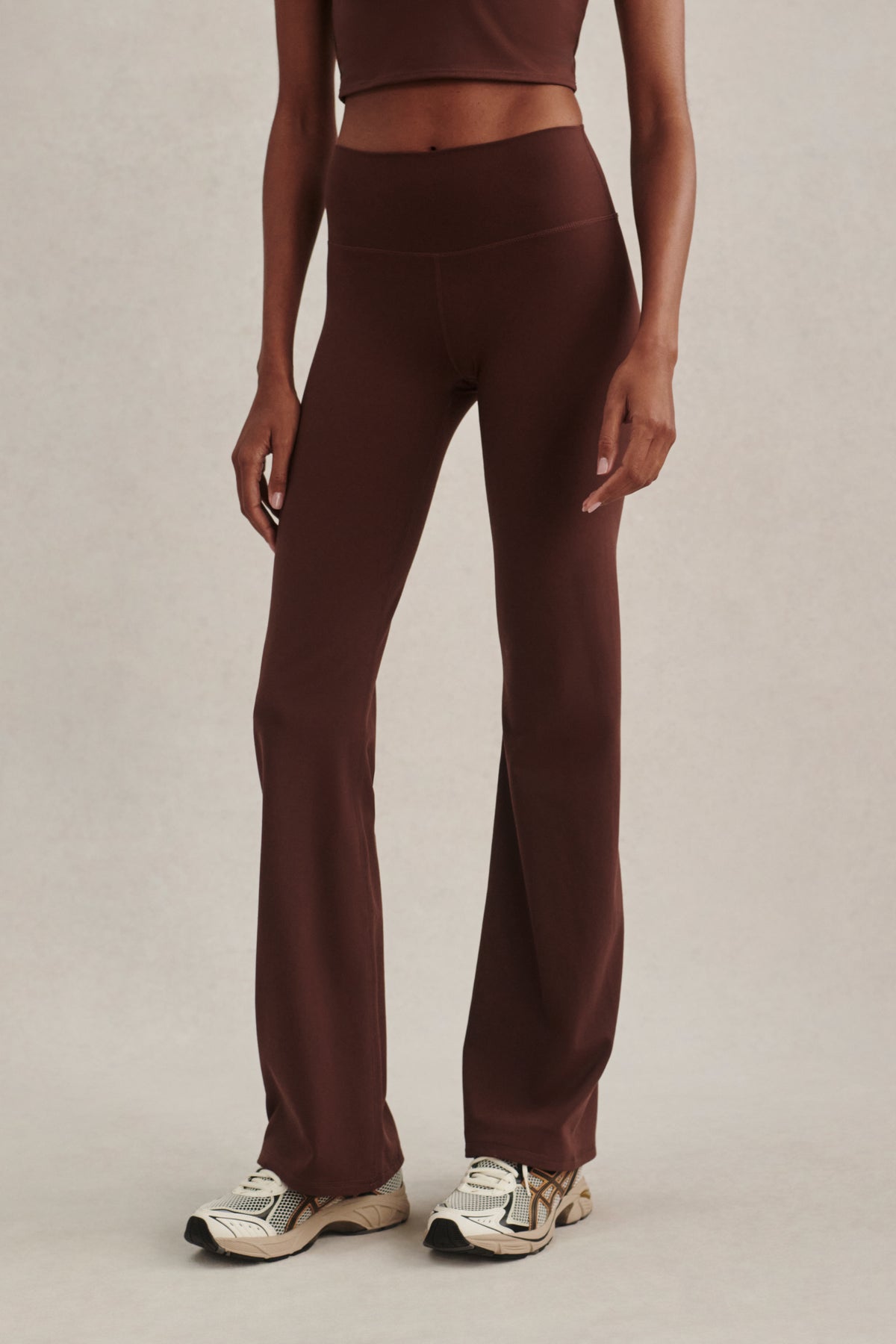 ALWAYS FLARE LEGGING MAHOGANY