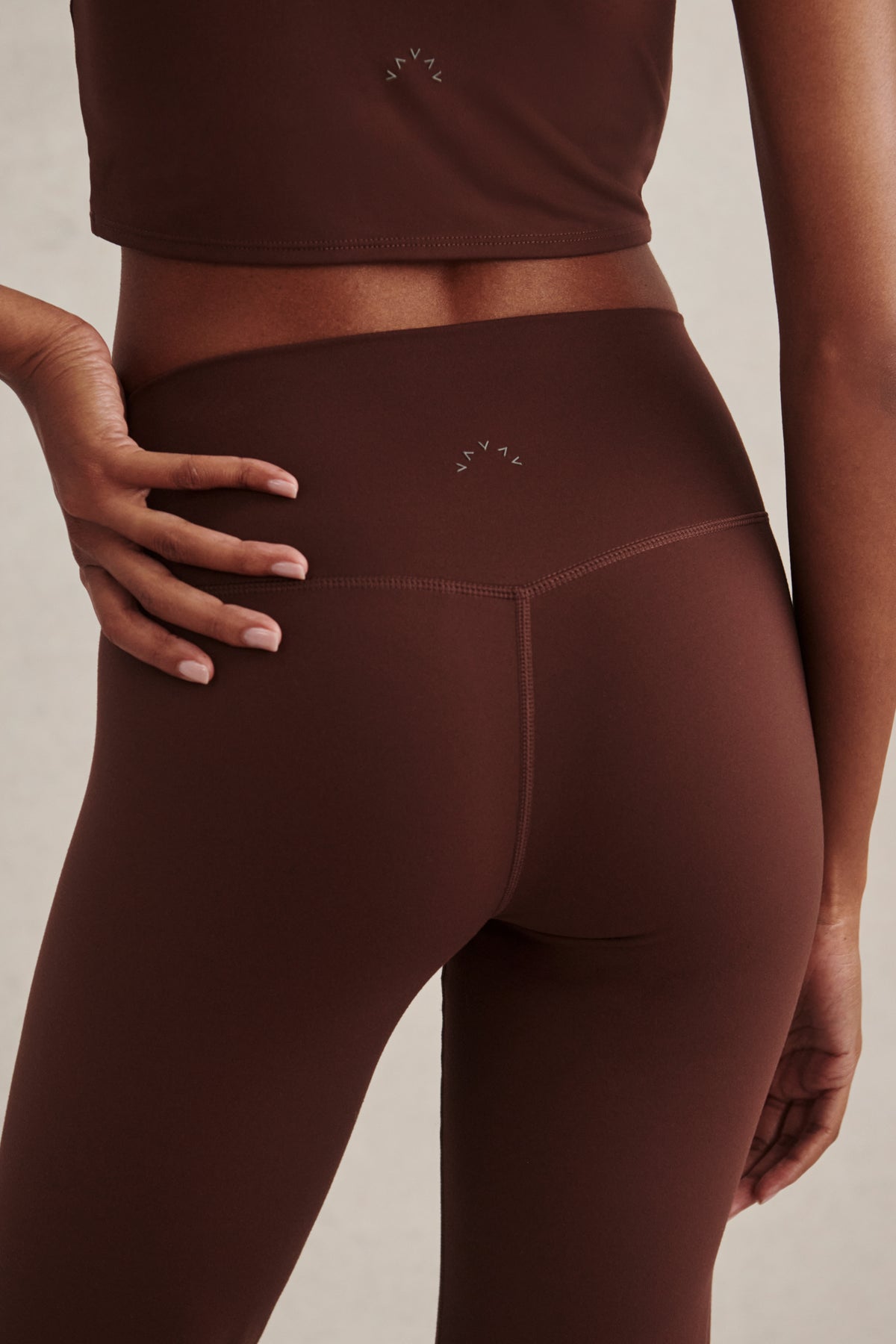 ALWAYS FLARE LEGGING MAHOGANY