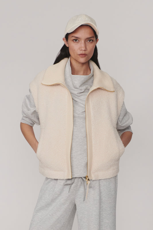 DOMINIC SHERPA GILET SANDSHELL