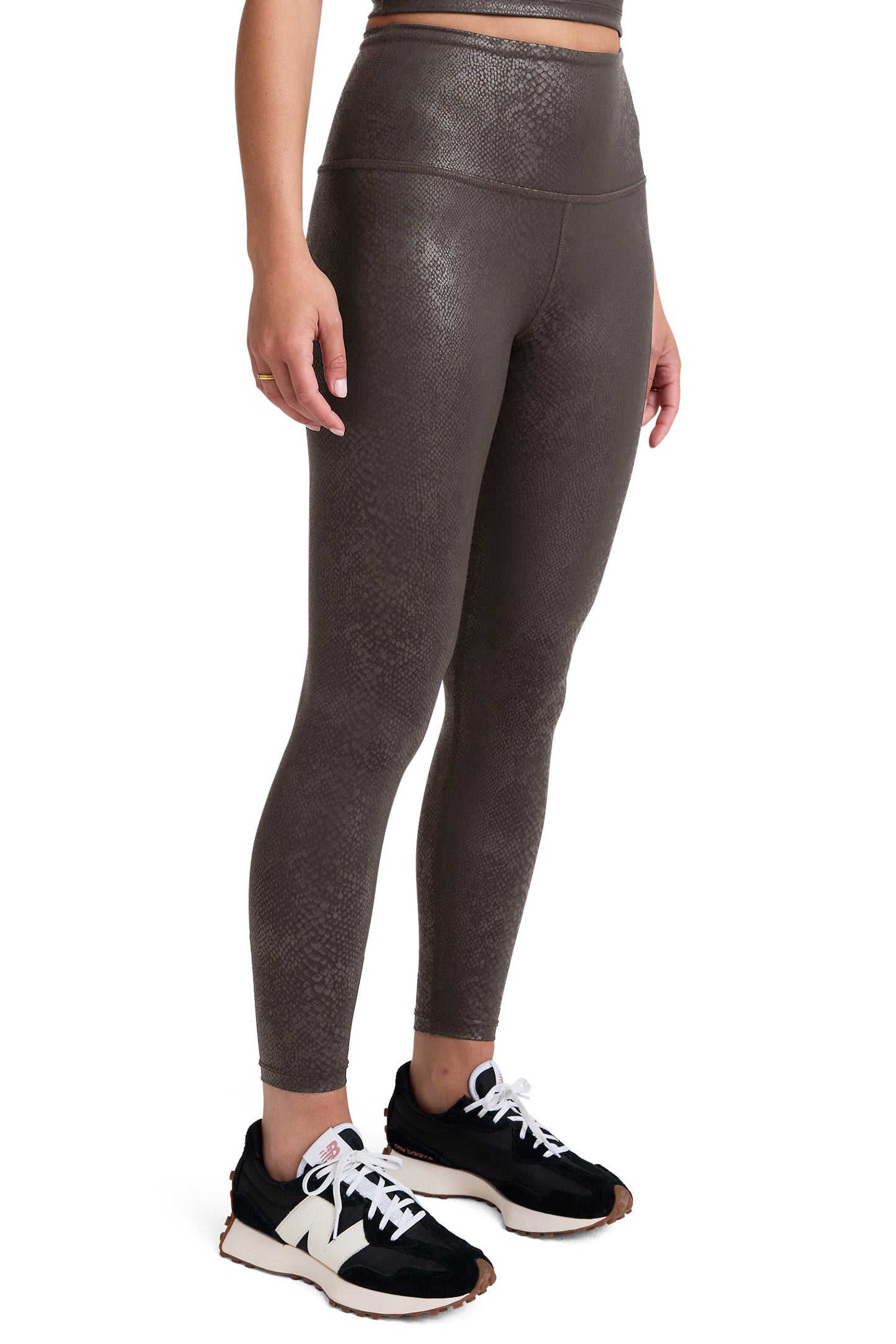 POWERSHINE MIDI LEGGING VIPER ESPRESSO