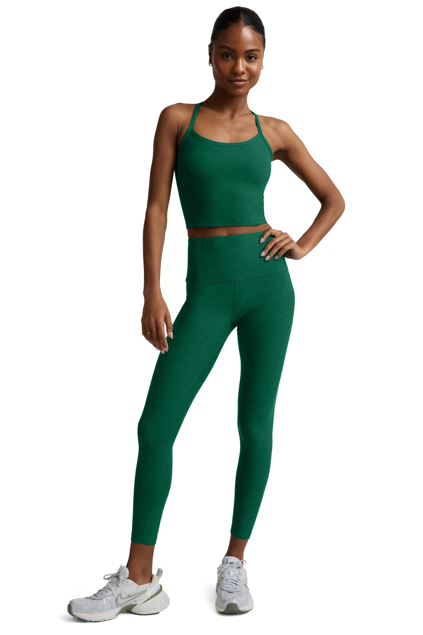 CAUGHT IN THE MIDI SPACEDYE LEGGING LEGACY PINE